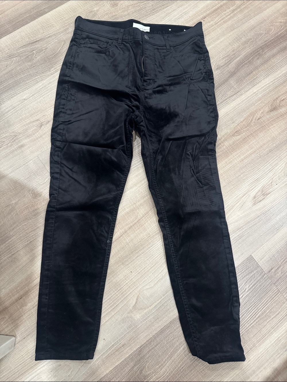 Loft Velvet skinny pants